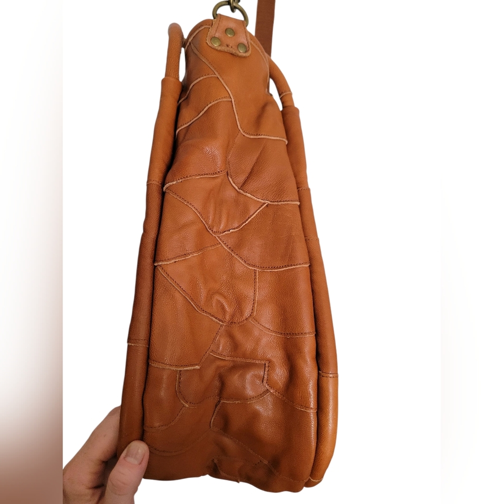 Lost & Found Leather Patchwork Tote - image 3